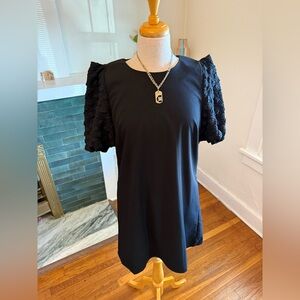 🖤 THML Black Puff Sleeve Mini Dress 🖤